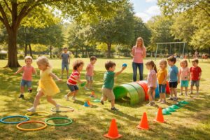 découvrez 10 petits jeux d'animation adaptés aux enfants de 3 à 5 ans, idéals pour encourager le mouvement et le développement moteur tout en s'amusant.