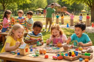découvrez des activités ludiques et éducatives pour les enfants de 6 à 8 ans dans notre centre de loisirs, et offrez-leur des souvenirs inoubliables remplis de joie et d'aventures.