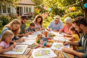 découvrez comment organiser facilement un concours de coloriage d'une maison convivial avec vos amis et votre famille pour des moments de créativité et de plaisir partagés.