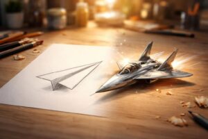 découvrez comment transformer un simple dessin d'avion en une véritable œuvre d'art grâce à des techniques créatives et des astuces faciles à suivre.