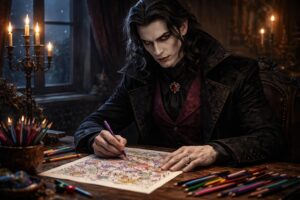 découvrez le coloriage d'un vampire, un passe-temps envoûtant qui captive petits et grands. laissez libre cours à votre créativité et plongez dans un univers mystérieux et amusant.