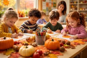 découvrez des astuces ludiques pour animer votre classe de maternelle avec le coloriage d'une citrouille, une activité idéale pour célébrer l'automne et stimuler la créativité des enfants.