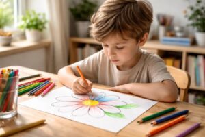 découvrez comment le coloriage de fleurs à imprimer stimule la créativité, favorise la concentration et développe les compétences artistiques chez les enfants et les adultes.