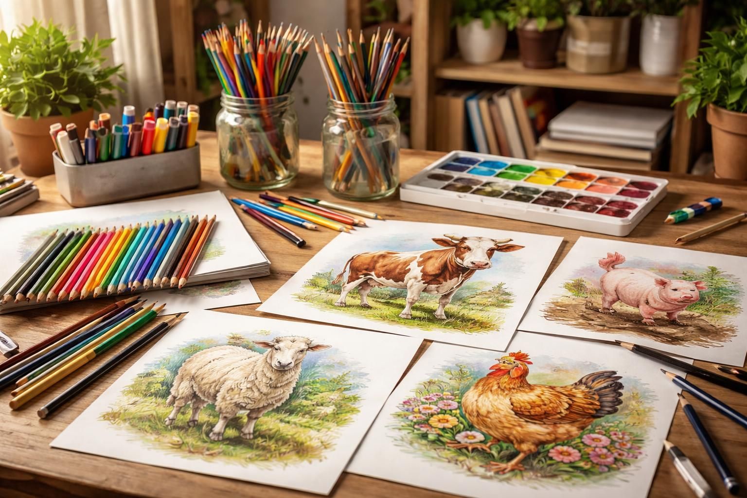découvrez nos meilleurs conseils pour choisir les outils idéaux pour le coloriage des animaux de la ferme, et profitez d'une expérience créative et amusante.