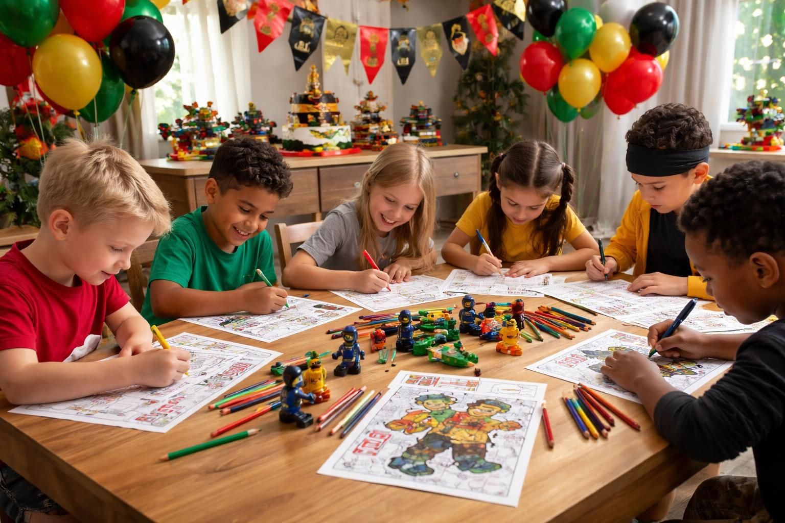 découvrez pourquoi les coloriages à imprimer lego ninjago sont parfaits pour animer les fêtes d'anniversaire, captivant les enfants avec leurs personnages préférés et stimulant leur créativité.