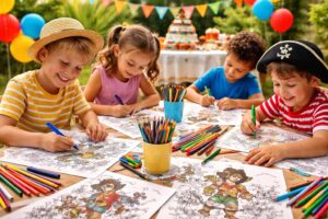 découvrez pourquoi les pirates à colorier sont une activité idéale pour animer les fêtes d'anniversaire, offrant amusement et créativité aux enfants.