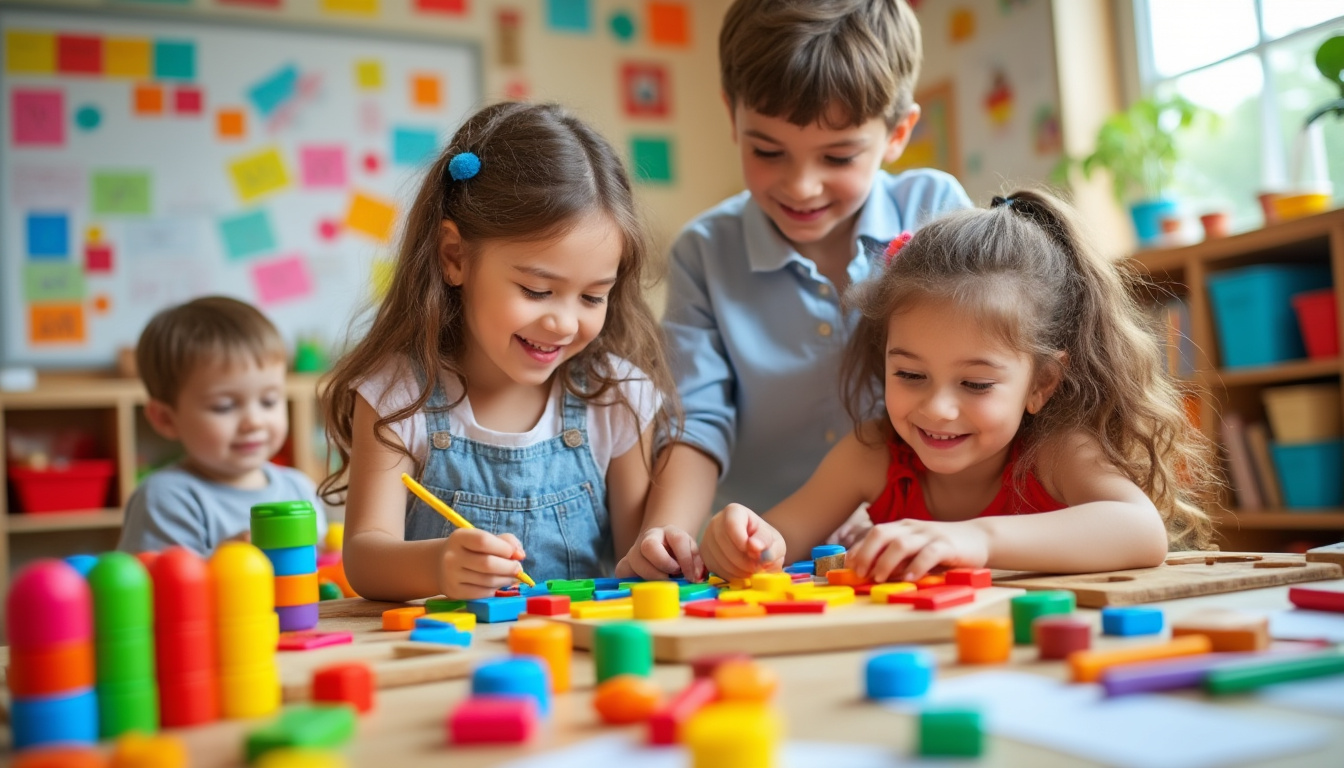 éveillez la curiosité des enfants en maternelle grâce à des jeux de connaissance ludiques et éducatifs, conçus pour favoriser l'apprentissage tout en s'amusant.