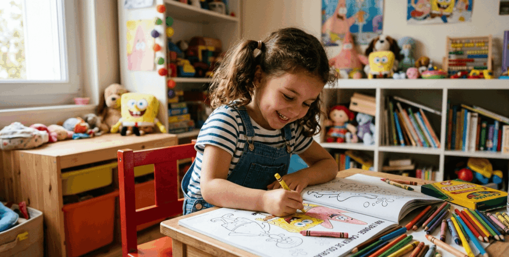 coloriage de Bob l'éponge