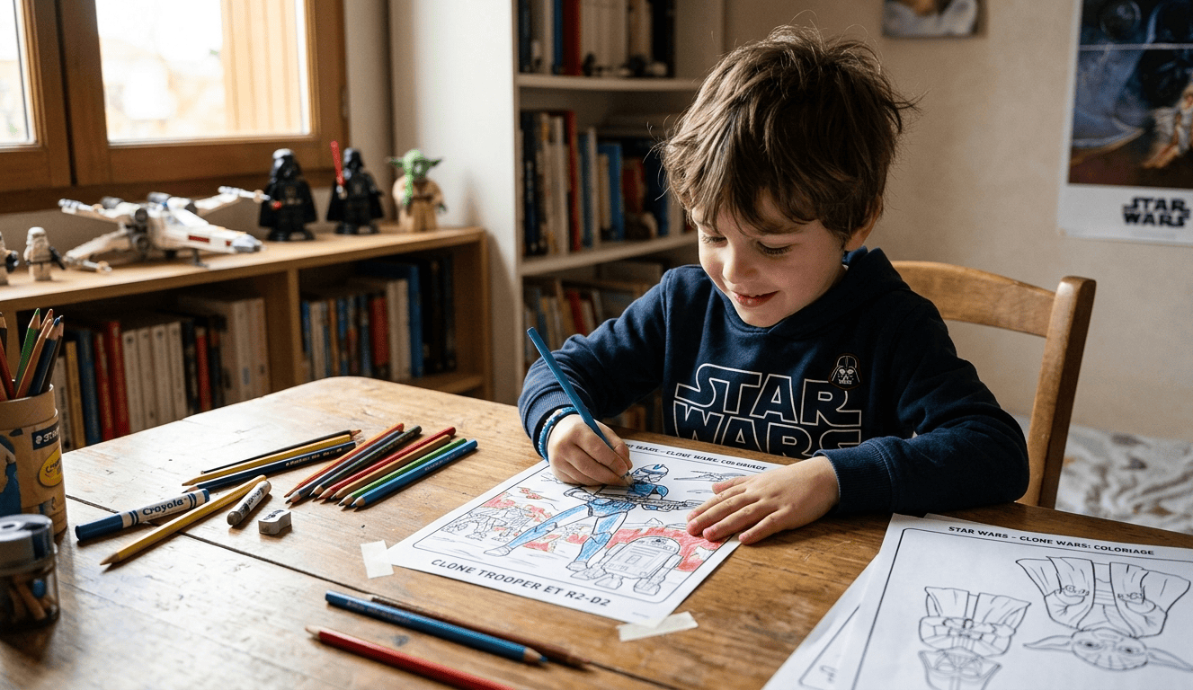 coloriages à imprimer Star Wars