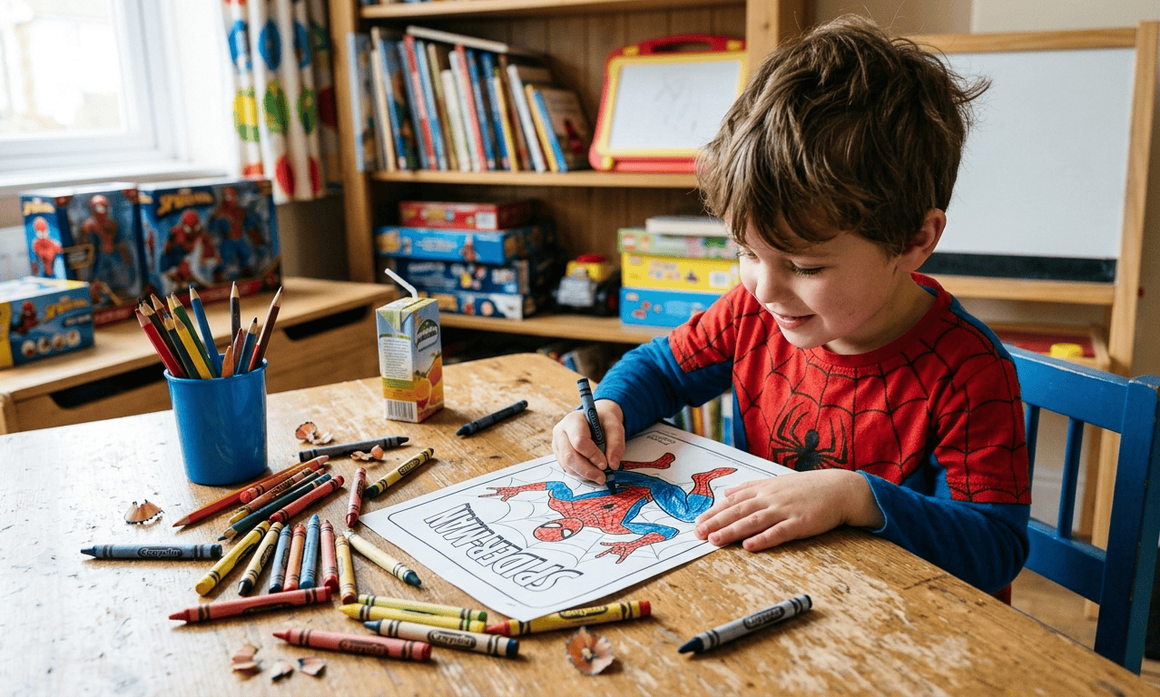 coloriages à imprimer de Spiderman